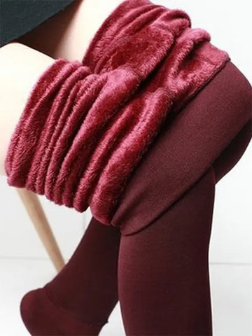 Airchics leggings molleton taille haute femme casual mode automne hiver